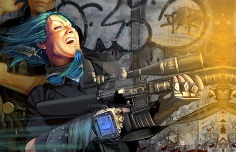 Shadowrun - Suppressive Fire by echo-x on DeviantArt