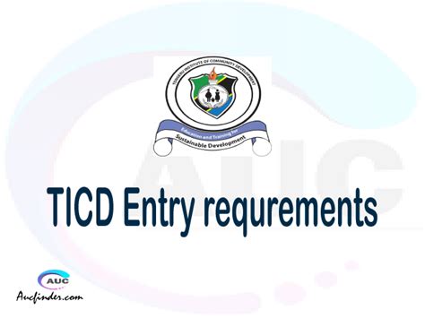 TICD Entry requirements 2021/2022 | sifa za kujiunga na Tengeru Institute of Community Development