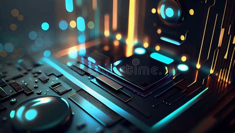 High Tech Digital Background Wallpaper Stock Illustration ...