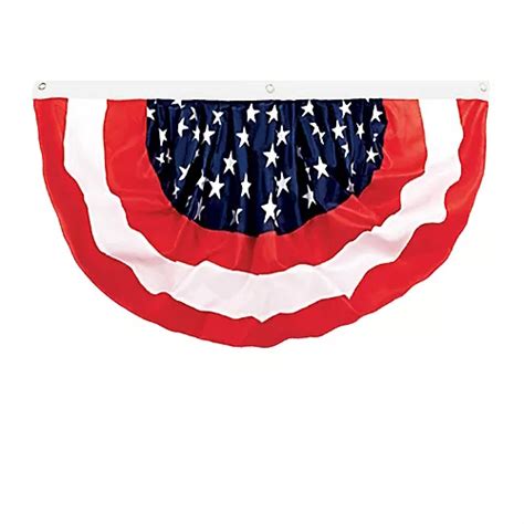 Medium Patriotic American Flag Bunting 36in x 18in | Party City