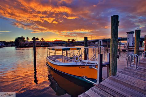 Sunset at Waterway Cafe from The Rum Bar | HDR Photography by Captain Kimo