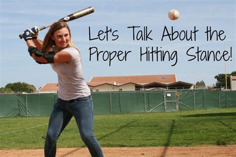 Girls Softball Hitting Mechanics - Getting into the Proper Stance