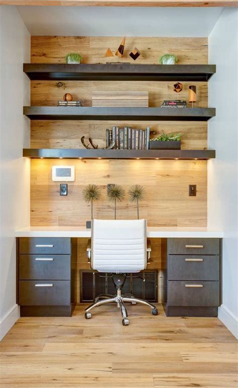 25 Home Office Shelving Ideas For Smarter Organization - DigsDigs