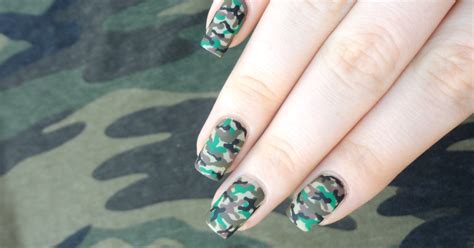 Hair • Nails • Etc | UK Nail & Beauty Blog: Camouflage Print Nail Art