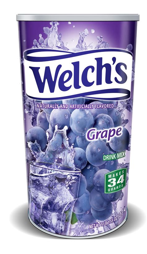 Welch's Grape Powdered Drink Mix, 5 lb Canister - Walmart.com