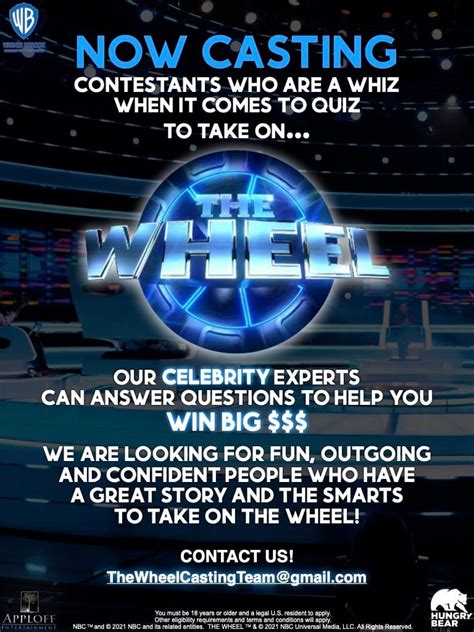 Auditions for New Game Show “The Wheel”