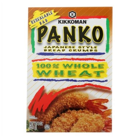 KIKKOMAN 12 8 WT OZ PANKO WHOLE WHEAT BREAD CRUMBS, 8 oz - Fry’s Food Stores