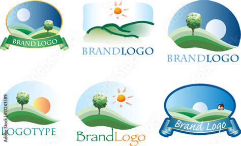 land logos Stock Vector | Adobe Stock