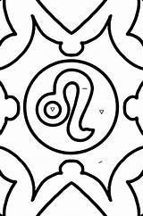 Coloring Page  zodiac Sign Leo ♥ Online And Print For Free sketch template