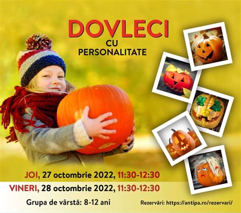 Atelier creativ de toamna - Dovleci cu personalitate