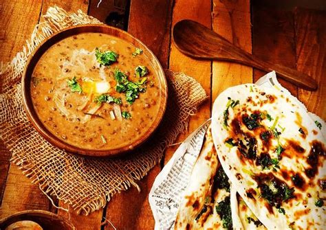 दाल मखानी और बटर नान (dal makhani aur butter naan recipe in Hindi ...