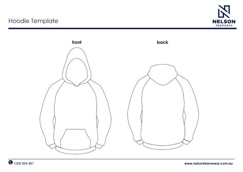 39 Blank Hoodie Templates [+ Hoodie Mockups] ᐅ TemplateLab