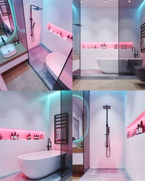 Home Room Design, Dream Home Design, Bathroom Interior Design, House Design, Small Bathroom ...