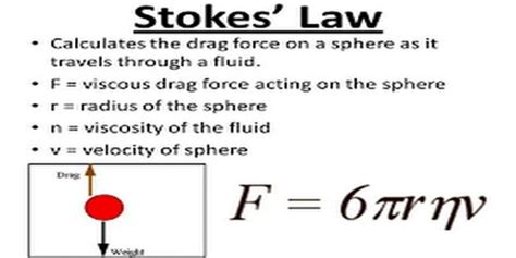 Stokes Law - QS Study