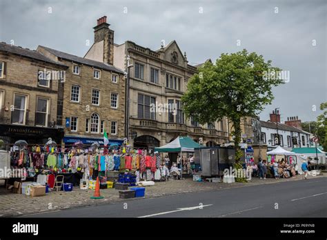 Skipton Market Stock Photo - Alamy