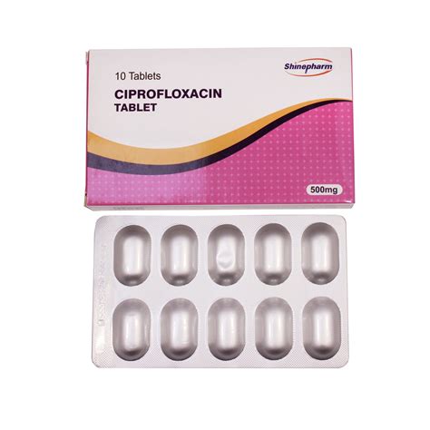 Cipro/Ciprofloxacin Oral Tablet 500mg Antibiotic Medicine with GMP - Ciprofloxacin and Medicine