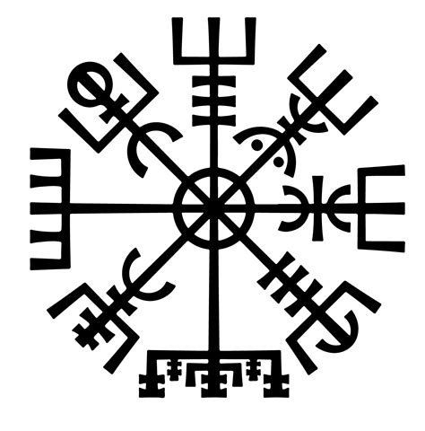 Vegvisir, The Symbol of Guidance and Protection & Its Meaning - The Viking Compass/Runic Compass ...