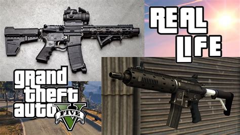 GTA V Guns In Real Life | Assault Rifles - YouTube