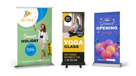 Retractable Banners | Pull-Up Banners - Square Signs