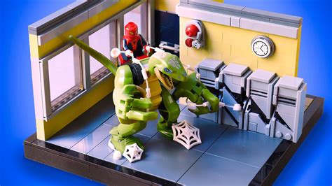 Lego The Amazing Spiderman vs Lizard - High School Scene Diorama MOC ...