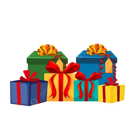 Christmas Gift Box Vector, Christmas Gift Boxes, Gift Box PNG and Vector with Transparent ...