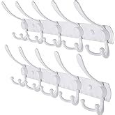 Amazon.com: Dseap Coat Rack Wall Mounted - 5 Tri Hooks, Heavy Duty ...