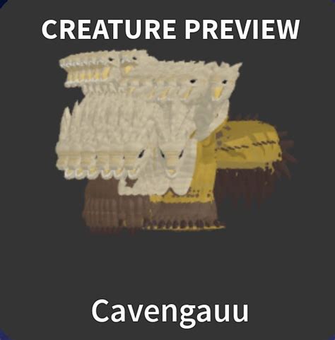 About Cavengauu | Roblox Creatures of Sonaria Amino