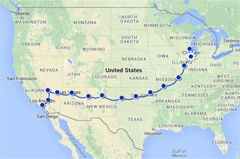 Map Of Usa Route 66 – Interactive Map