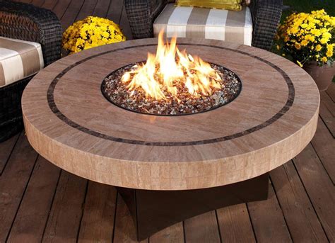 Modern Outdoor Fire Pit Table