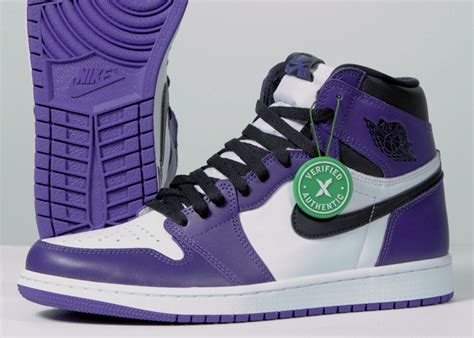 Dissecting materials with the Jordan 1 Court Purple| Details | StockX ...