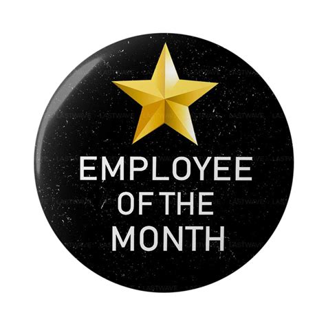 Buy LASTWAVE Employee of The Month Badges for Employee EOM-011 (Pack of 1, 44 mm) Online at Low ...