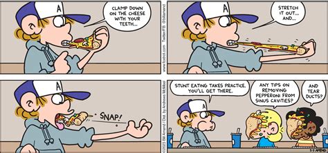 "Snappy Eater" | Pizza | FoxTrot Comics by Bill Amend