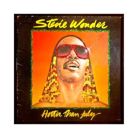 Glittered Stevie Wonder Hotter Than July Album - Etsy