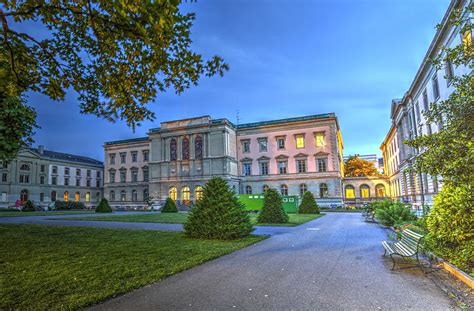 University Building, Geneva, Switzerland, Hdr Photograph by Elenarts - Elena Duvernay photo