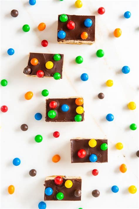 Salted Caramel M&M’s Multimillionaire Marshmallow Bars - The Sweet Rebellion | Marshmallow bars ...