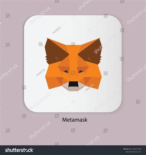 Vector Illustration Metamask Logo Isolated On Stock Vector (Royalty ...