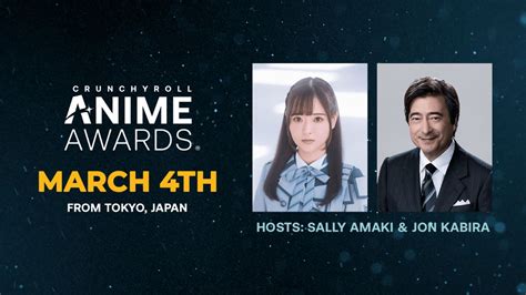 Crunchyroll Anime Awards 2023 hosted in Japan by Sally Amaki and Jon Kabira