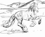 Realistic Printable Horse Coloring Pages  sketch template