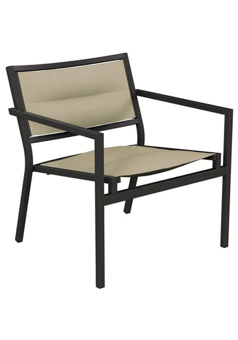 Cabana Club Padded Sling Lounge Chair | Outdoor Patio Furniture | Tropitone