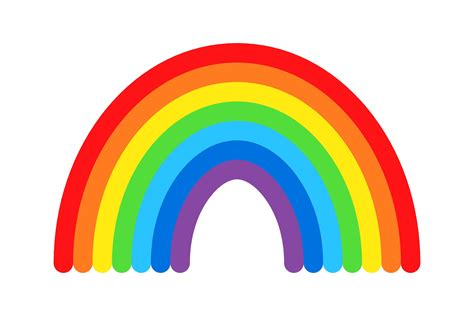 Cartoon Rainbow Vector. Rainbows, Stars Graphic by pch.vector ...