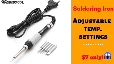 Soldering Iron Temperature Guide