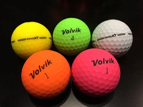 Volvik Vivid XT golf balls mix flash and performance