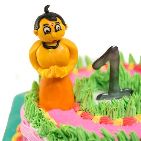 Buy Chota Bheem & Chutki Fondant Cake| Online Cake Delivery - CakeBee