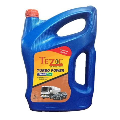 15W40 Tezol Turbo Power Heavy Duty Engine Oil, Can of 5 Litre at Rs 1655.00/can in New Delhi
