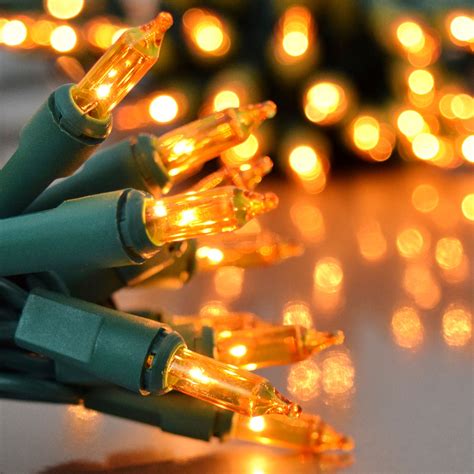 Gold Mini Christmas Lights