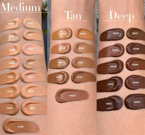 Anastasia-Beverly-Hills-Luminous-Foundation-Swatches-Medium-Tan-Deep - Beauty Trends and Latest ...