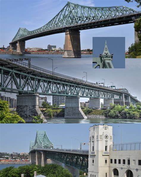 Pont Jacques-Cartier (Jacques-Cartier Bridge) (Pont du Havre (Harbor Bridge)) - HistoricBridges.org