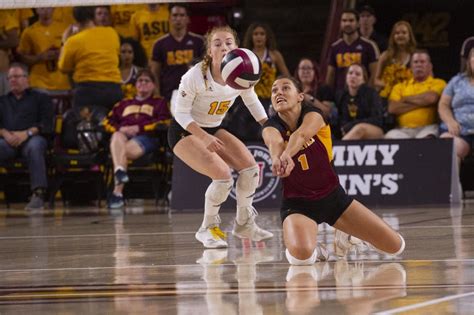 ASU volleyball freshmen still adapting to new normal of student-athlete life - The Arizona State ...