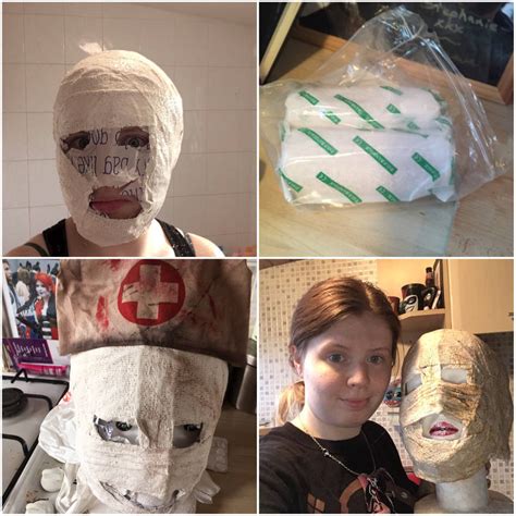 Silent Hill Nurse Mask DIY by harleysmadhouse on DeviantArt