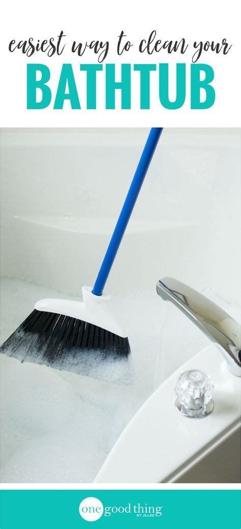 This Tip Takes The Pain Out Of Cleaning Your Bathtub | Cleaning hacks ...